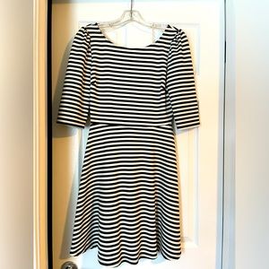 Pinstripe dress - so cute!!